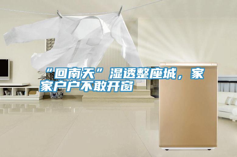 “回南天”湿透整座城，家家户户不敢开窗