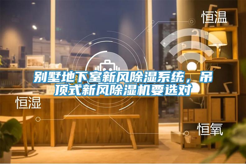 别墅地下室新风除湿系统，吊顶式新风91香蕉视频下载网站要选对