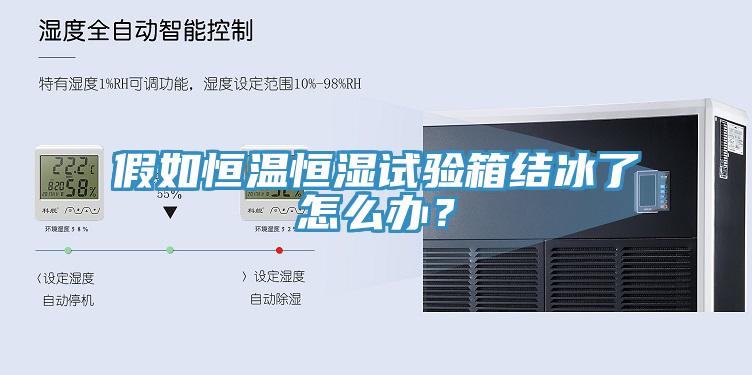 假如恒温恒湿试验箱结冰了怎么办？