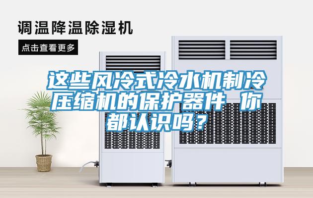 这些风冷式冷水机制冷压缩机的保护器件 你都认识吗？