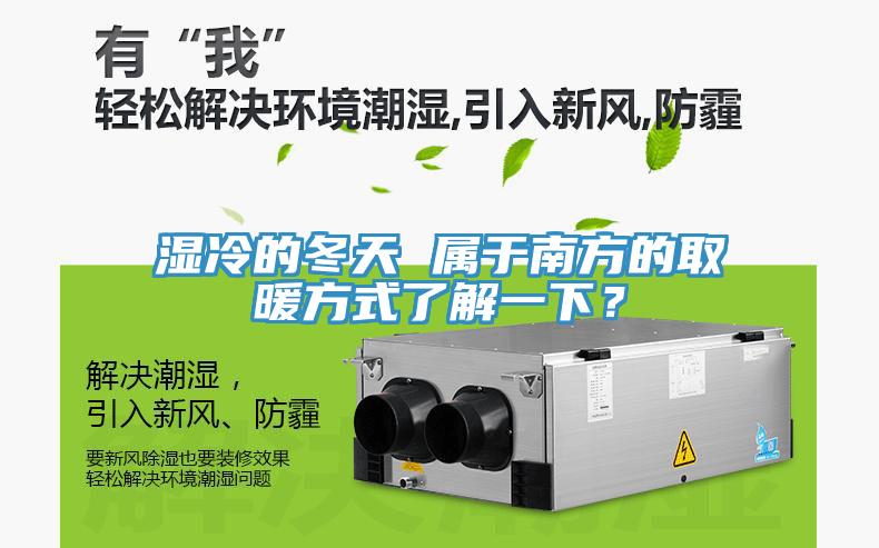 湿冷的冬天 属于南方的取暖方式了解一下？