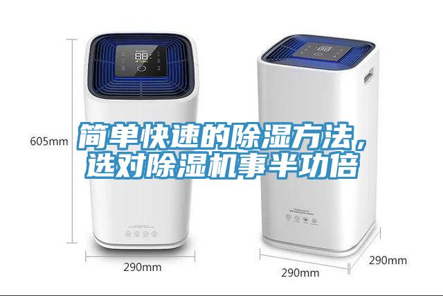 简单快速的除湿方法，选对91香蕉视频下载网站事半功倍