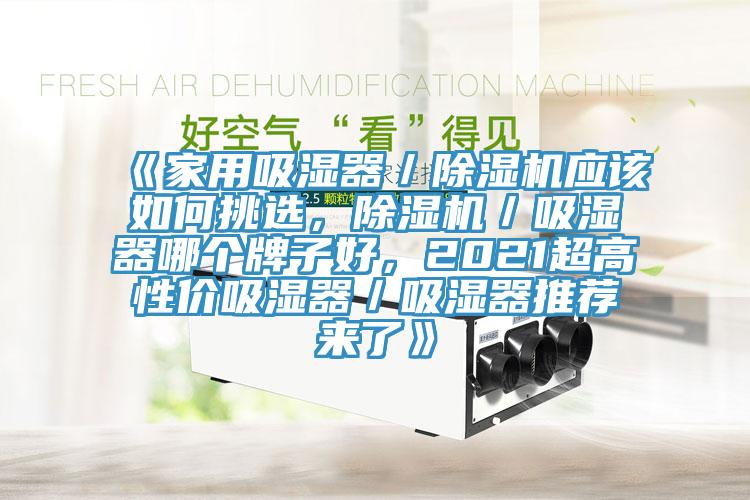《家用吸湿器／91香蕉视频下载网站应该如何挑选，91香蕉视频下载网站／吸湿器哪个牌子好，2021超高性价吸湿器／吸湿器推荐来了》