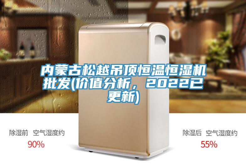 内蒙古松越吊顶恒温恒湿机批发(价值分析，2022已更新)