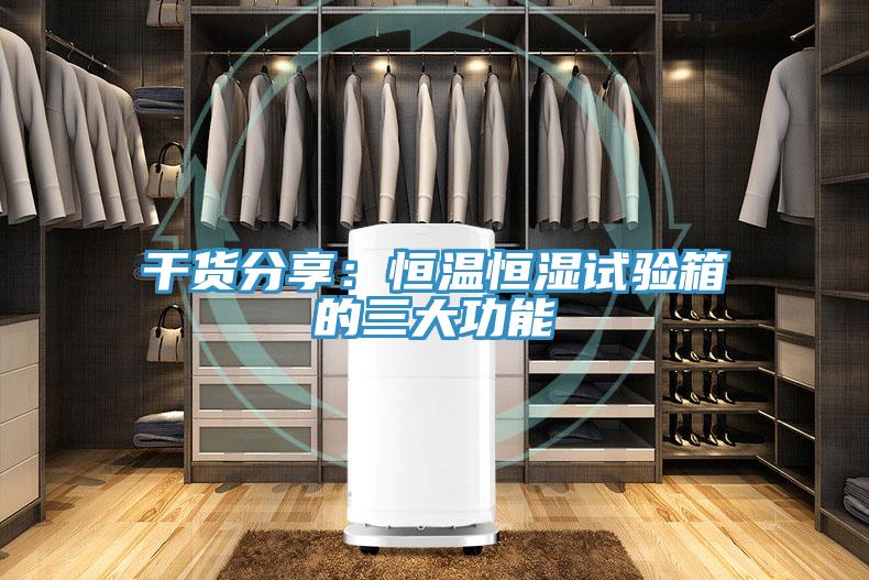 干货分享：恒温恒湿试验箱的三大功能