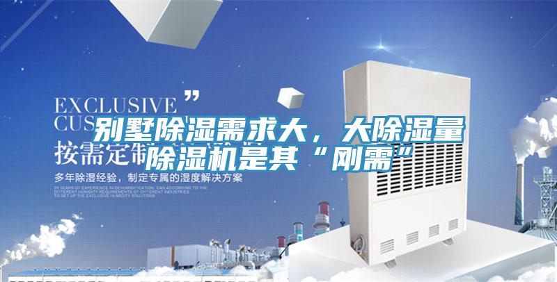 别墅除湿需求大，大除湿量91香蕉视频下载网站是其“刚需”