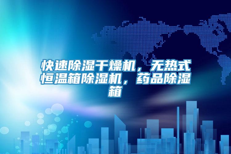 快速除湿干燥机，无热式恒温箱91香蕉视频下载网站，药品除湿箱
