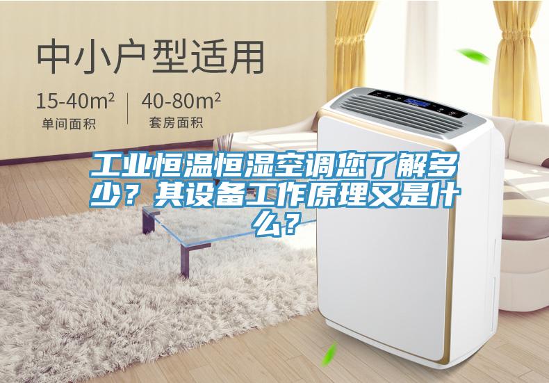 工业恒温恒湿空调您了解多少？其设备工作原理又是什么？