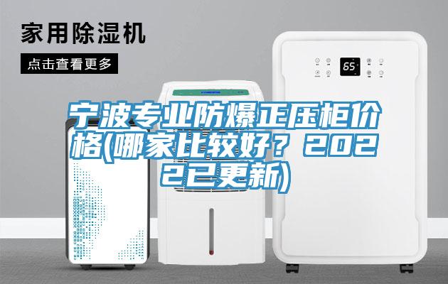宁波专业防爆正压柜价格(哪家比较好？2022已更新)