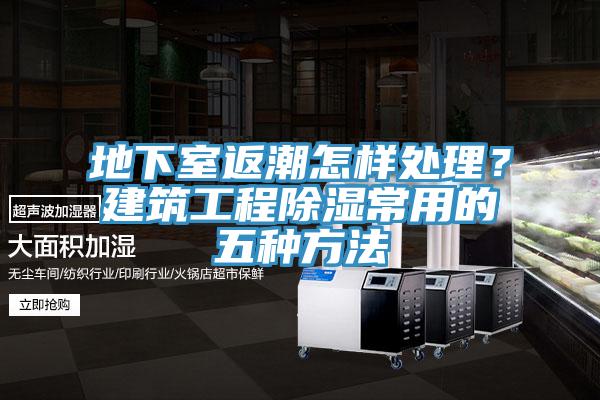 地下室返潮怎样处理？建筑工程除湿常用的五种方法