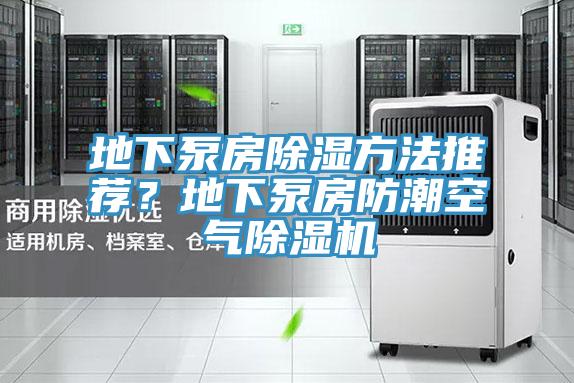 地下泵房除湿方法推荐？地下泵房防潮空气91香蕉视频下载网站