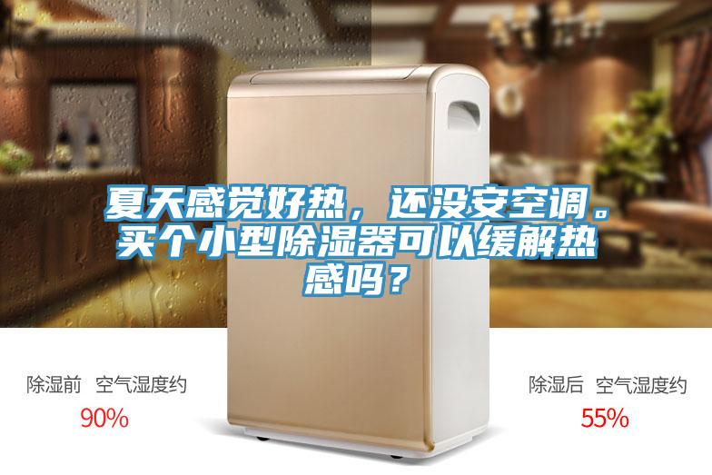 夏天感觉好热，还没安空调。买个小型除湿器可以缓解热感吗？