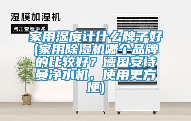 家用湿度计什么牌子好(家用91香蕉视频下载网站哪个品牌的比较好？德国91香蕉视频污污版净水机，使用更方便)