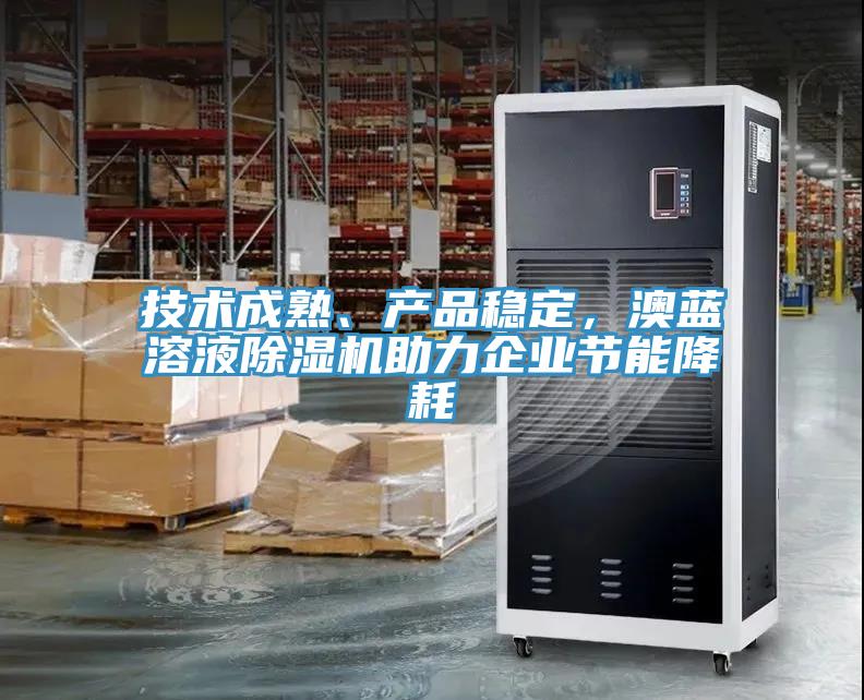 技术成熟、产品稳定，澳蓝溶液91香蕉视频下载网站助力企业节能降耗