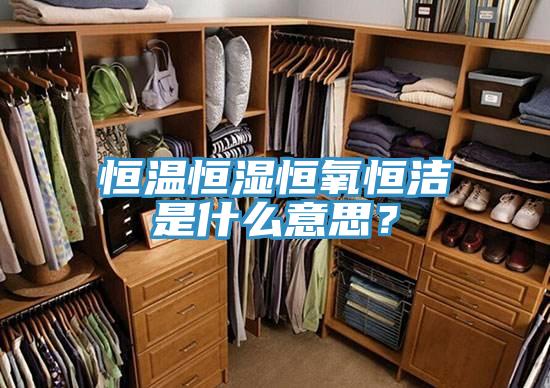 恒温恒湿恒氧恒洁是什么意思？