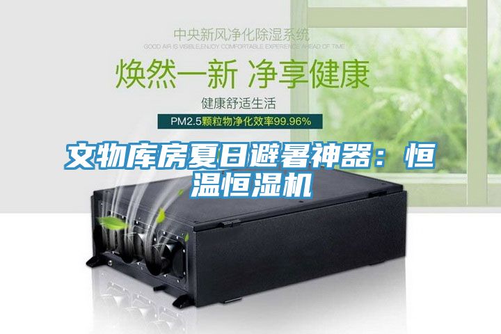 文物库房夏日避暑神器：恒温恒湿机