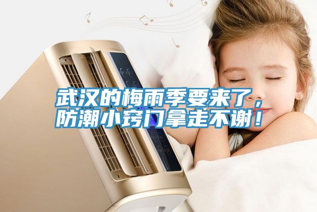 武汉的梅雨季要来了，防潮小窍门拿走不谢！
