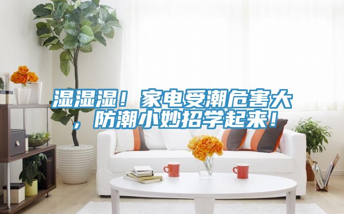 湿湿湿！家电受潮危害大，防潮小妙招学起来！