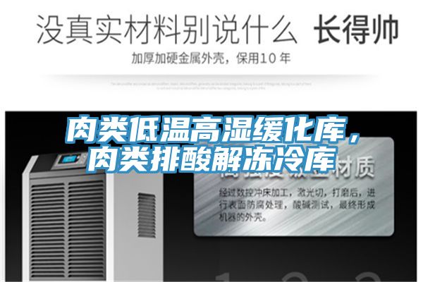 肉类低温高湿缓化库，肉类排酸解冻冷库